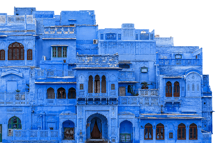 Blue City & Desert Backdrops